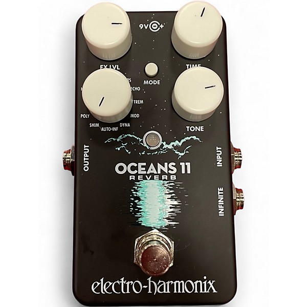 Used Electro-Harmonix Oceans 11  Reverb Effect Pedal