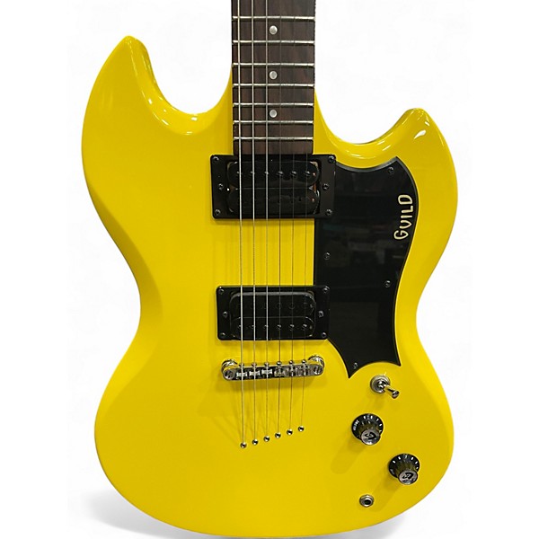 Used Guild Polara Solidbody 6 String Yellow Solid Body Electric Guitar