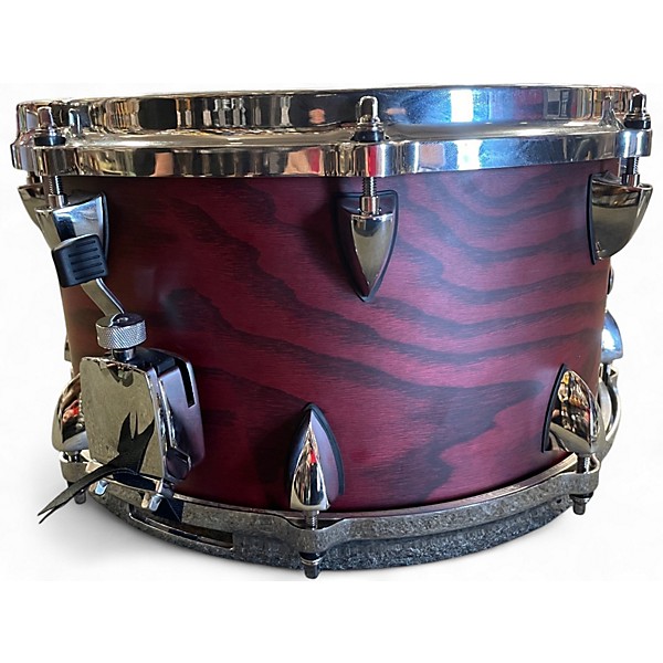 Used Orange County Drum & Percussion 7X13 Maple Ash Snare Red Drum