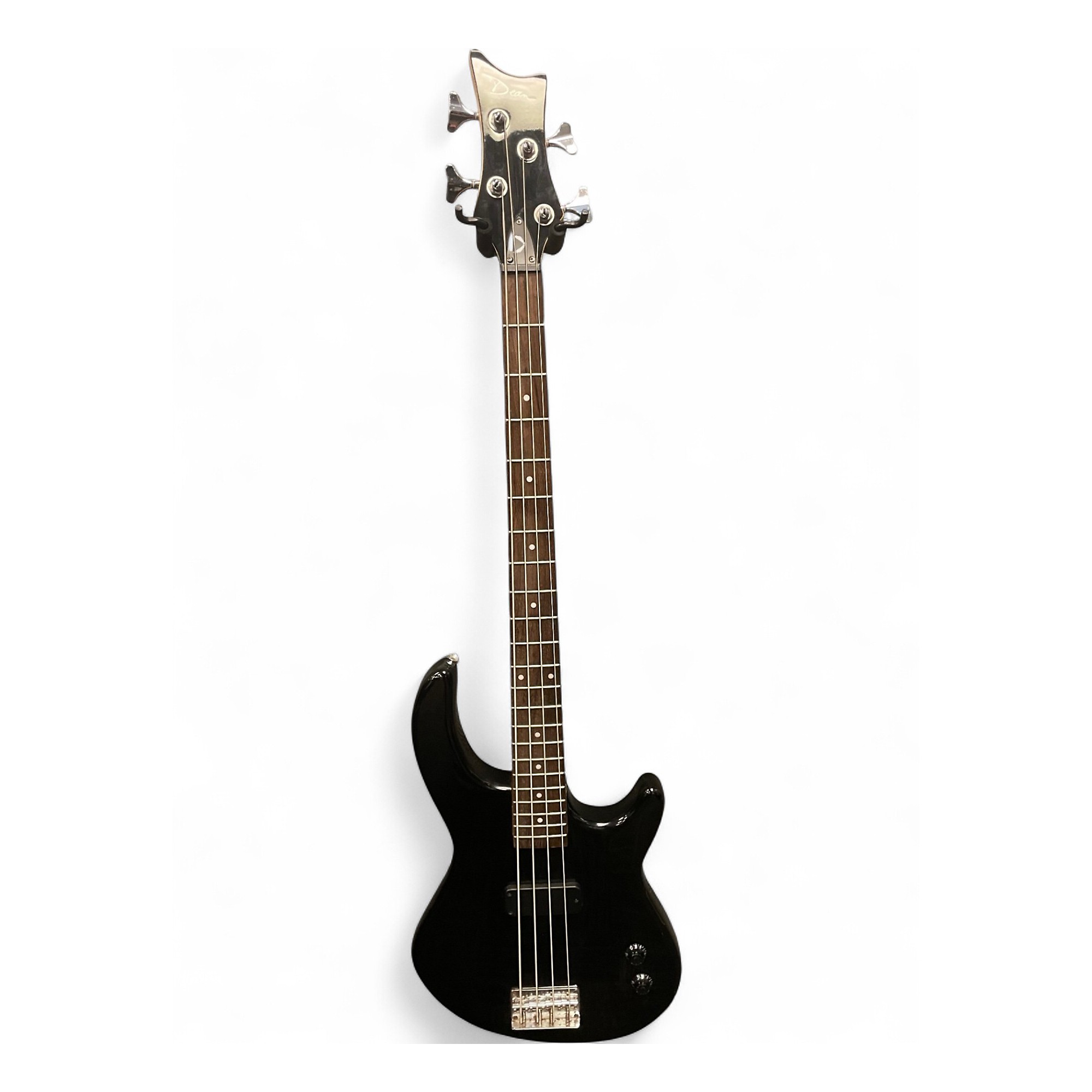 Used Dean Edge 4 String Black Electric Bass Guitar Black