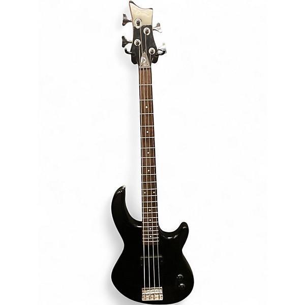 Used Dean Edge 4 String Black Electric Bass Guitar Black