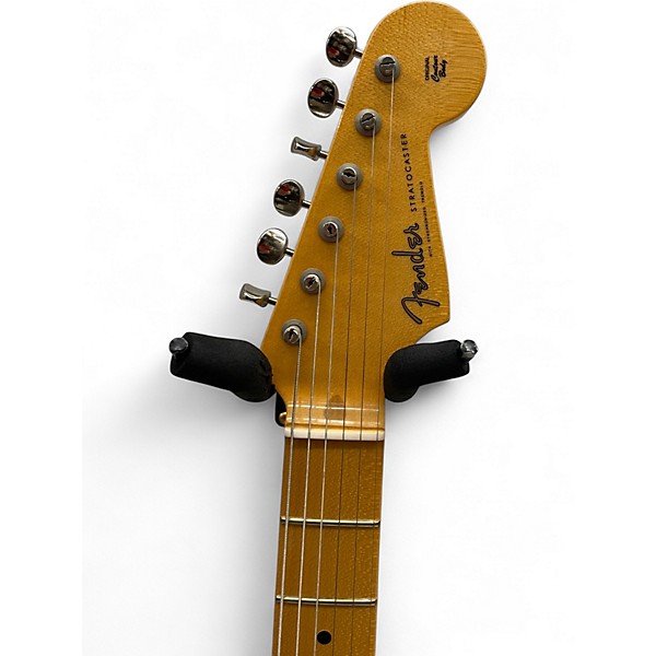 Used Fender Eric Johnson Thinline Stratocaster Alpine White Hollow Body Electric Guitar