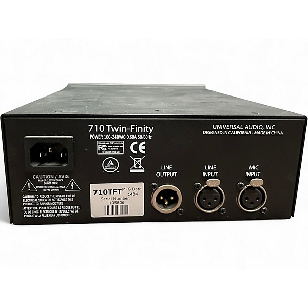 Used Universal Audio 710TF Microphone Preamp