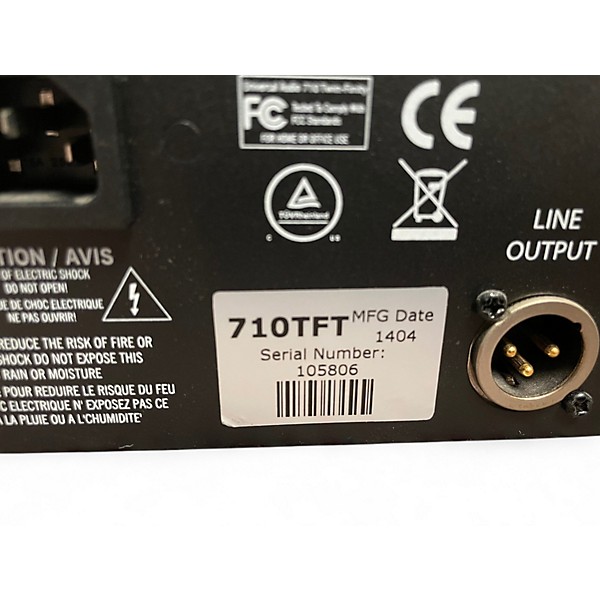 Used Universal Audio 710TF Microphone Preamp