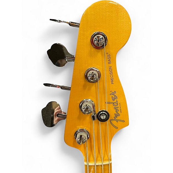 Used Fender Select Precision Bass 2 Color Sunburst Electric Bass Guitar