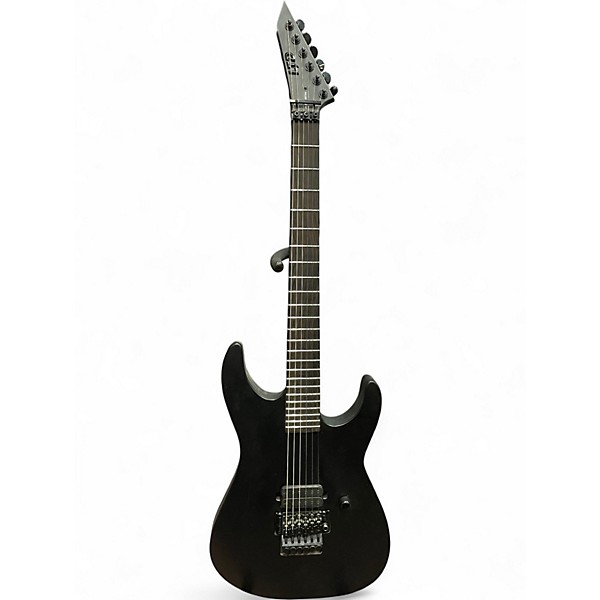 Used Ltd BLACK METAL BLACK MATTE Solid Body Electric Guitar