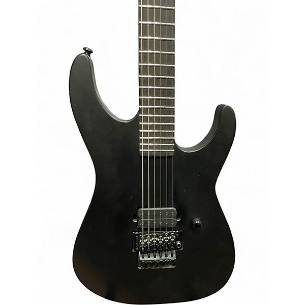 Used Ltd BLACK METAL BLACK MATTE Solid Body Electric Guitar