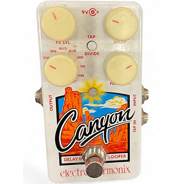 Used Electro-Harmonix Canyon Delay and Looper Effect Pedal