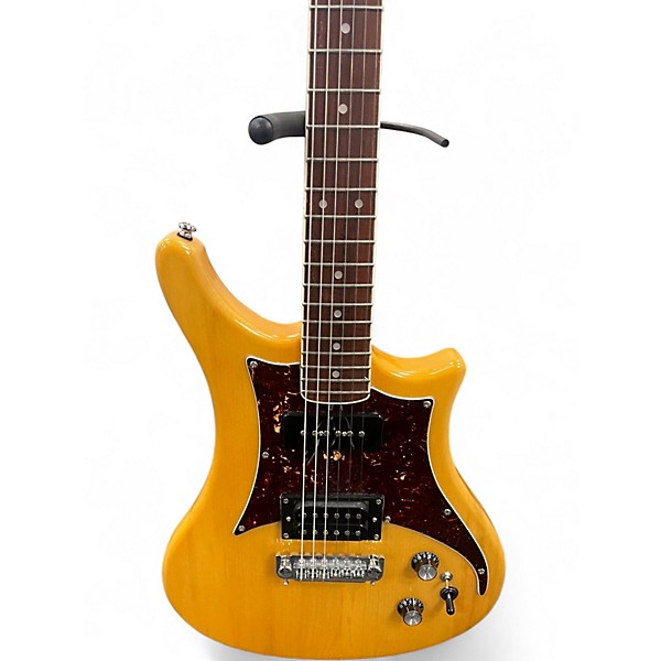 Used Eastwood Doublecut Natural Solid Body Electric Guitar