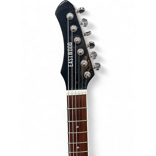 Used Eastwood Doublecut Natural Solid Body Electric Guitar