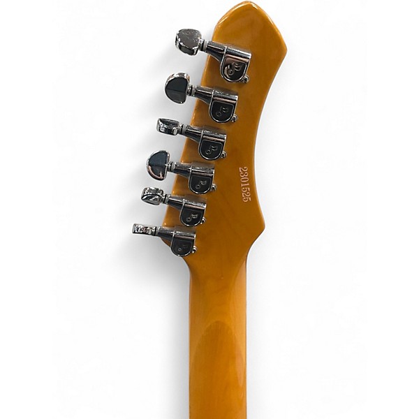 Used Eastwood Doublecut Natural Solid Body Electric Guitar