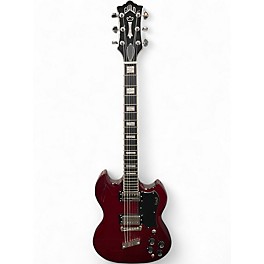 Used Guild Polara Deluxe Vintage Cherry Solid Body Electric Guitar
