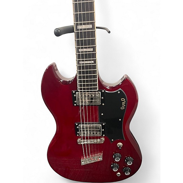 Used Guild Polara Deluxe Vintage Cherry Solid Body Electric Guitar
