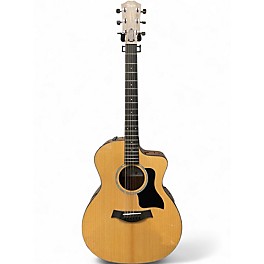 Used Taylor 214CE PLUS Natural Acoustic Electric Guitar