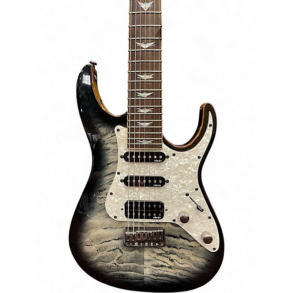 Used 2017 Schecter Guitar Research BANSHEE EXTREME 7 SILVER