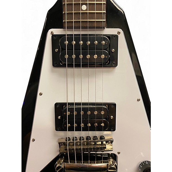 Used Epiphone FLYING V  Black Solid Body Electric Guitar