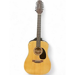 Used Takamine EF385 Natural 12 String Acoustic Electric Guitar