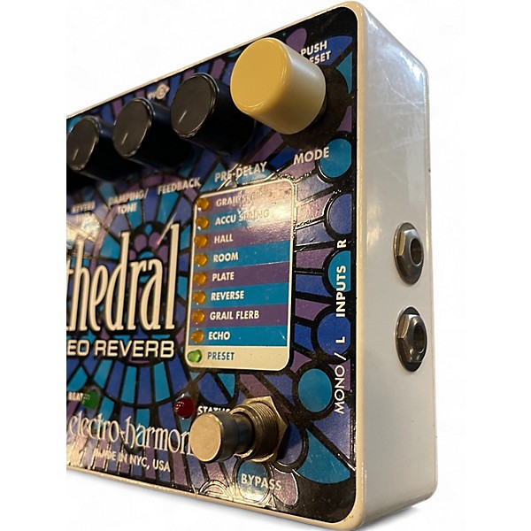 Used Electro-Harmonix Cathedral Stereo Reverb Effect Pedal