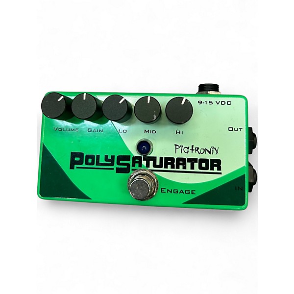Used Pigtronix Polysaturator Overdrive Effect Pedal