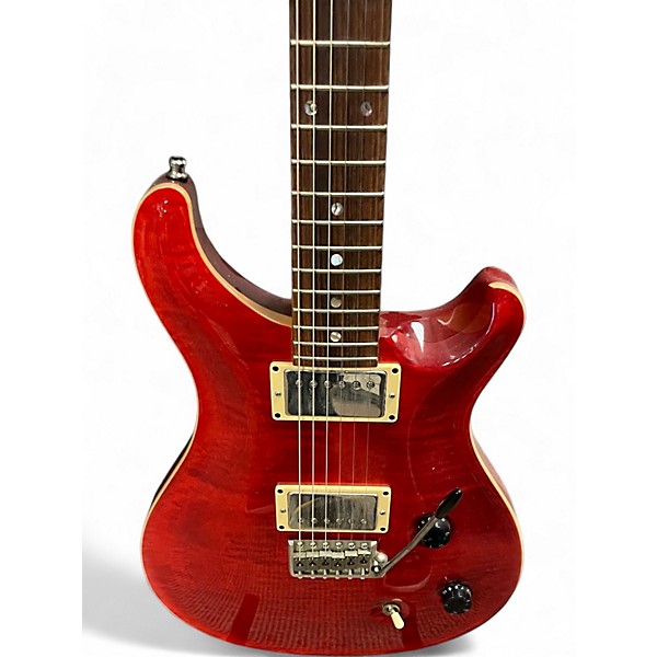 Used PRS CE22 Trans Red Solid Body Electric Guitar
