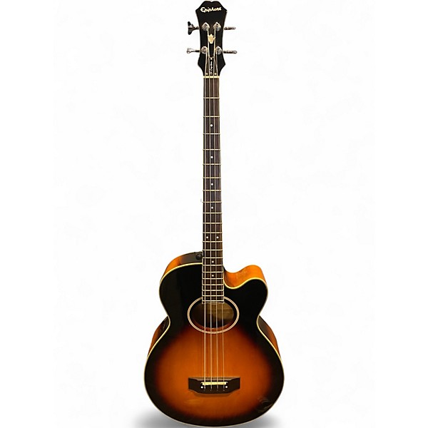 Used Epiphone El Capitan 2 Color Sunburst Acoustic Bass Guitar