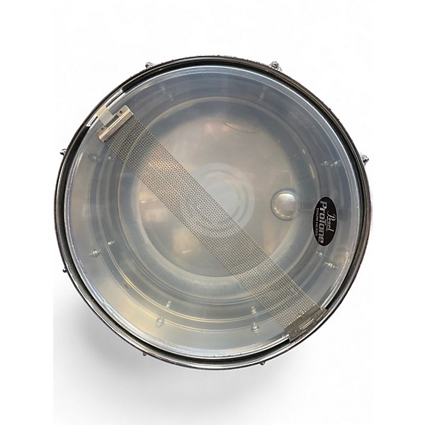 Used Pearl 14X6 EXPORT SERIES SNARE Silver Drum