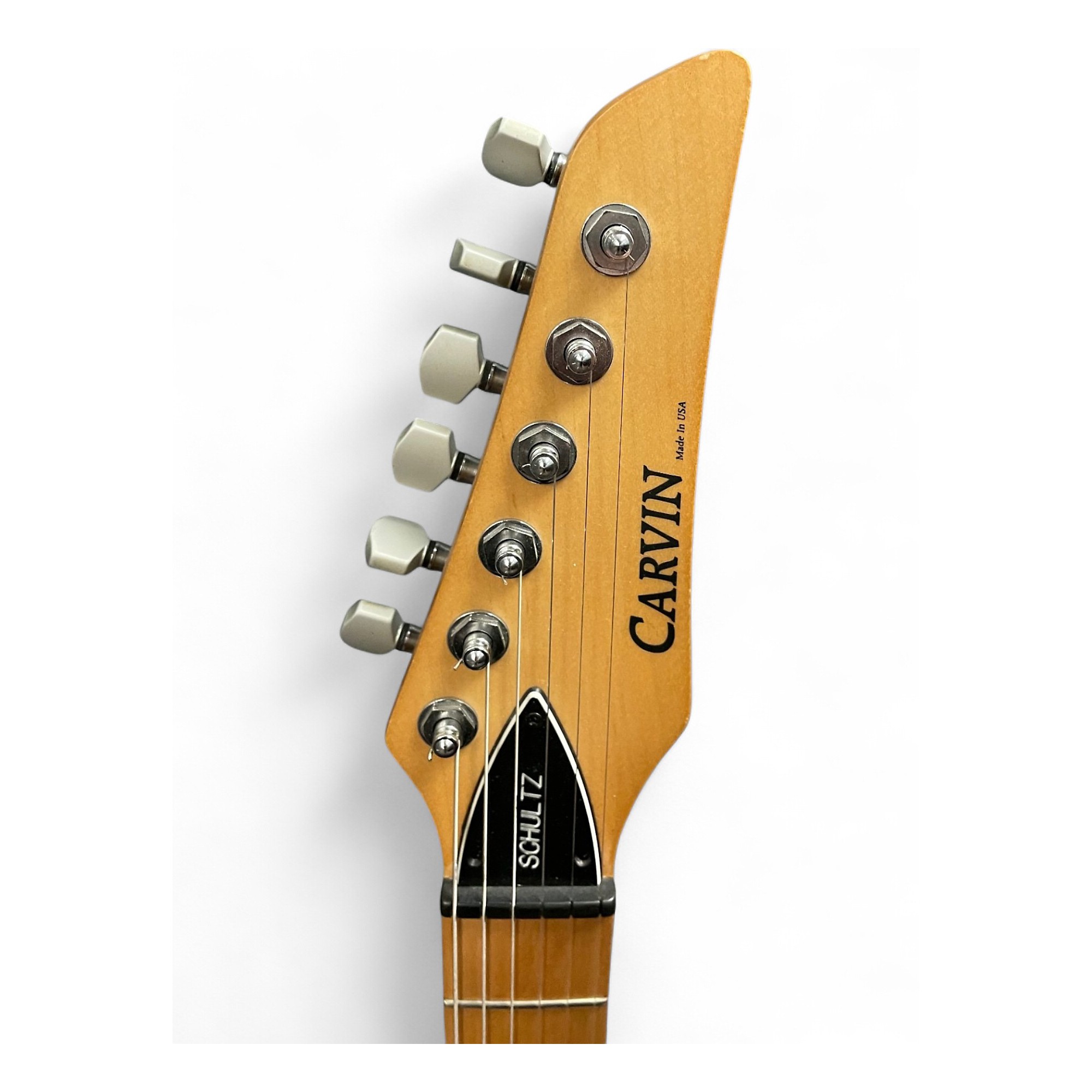 Used Carvin BOLT HSS Trans Red Solid Body Electric Guitar Trans