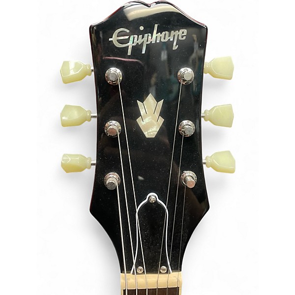 Used Epiphone ES355 Candy Apple Red Hollow Body Electric Guitar