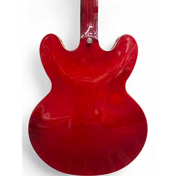 Used Epiphone ES355 Candy Apple Red Hollow Body Electric Guitar