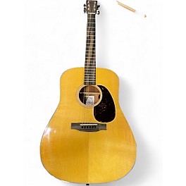 Used Martin DE Retro Plus Natural Acoustic Electric Guitar