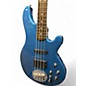 Used Lakland 44-02 Skyline Series Blue Electric Bass Guitar
