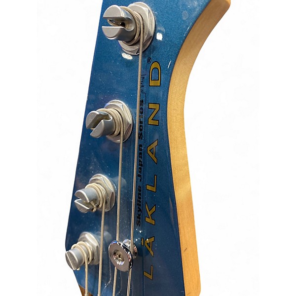 Used Lakland 44-02 Skyline Series Blue Electric Bass Guitar