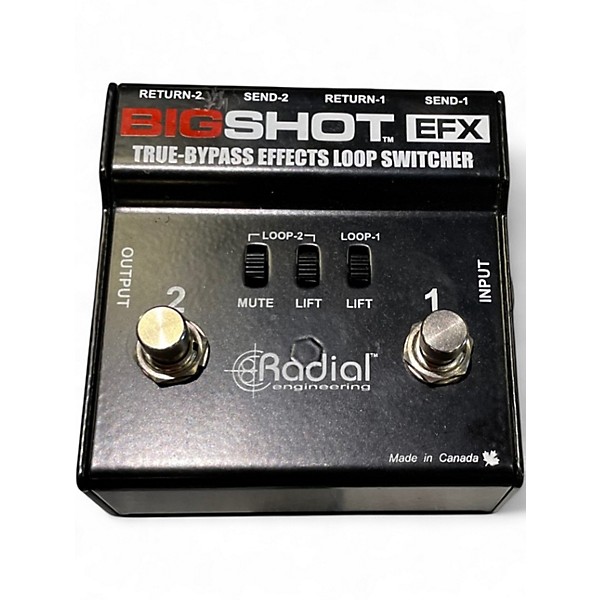Used Radial Engineering bigshot EFX Pedal