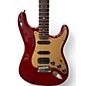 Used Fender Deluxe Stratocaster 50th Anniversary Candy Apple Red Solid Body Electric Guitar