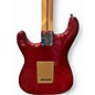 Used Fender Deluxe Stratocaster 50th Anniversary Candy Apple Red Solid Body Electric Guitar