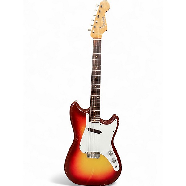Vintage 1962 Fender Duo Sonic Sunburst Solid Body Electric Guitar