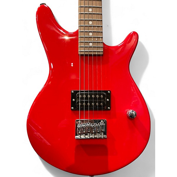 Used Rogue Rocketeer RR50RD Candy Apple Red Solid Body Electric Guitar