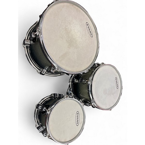 Used PDP by DW 6 Piece X7 SILVER TO BLACK FADE Drum Kit