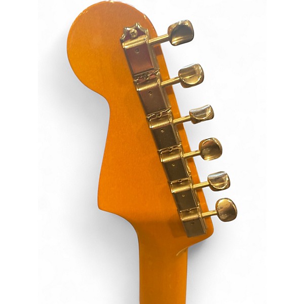 Used Fender Eric Johnson Thinline Stratocaster Tropical Turquoise Hollow Body Electric Guitar