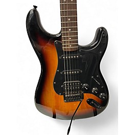 Used Squier Bullet Stratocaster HSS 2 Tone Sunburst Solid Body Electric Guitar