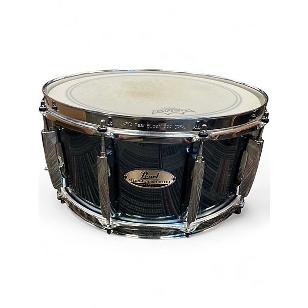 Used Pearl 14X6 Session Studio Classic Snare Black Drum