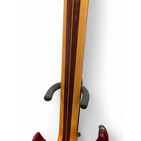 Vintage 1990s Tobias Renegade V Red Electric Bass Guitar