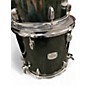 Used Yamaha 4 Piece Stage Custom Black Drum Kit