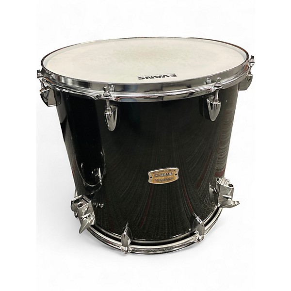 Used Yamaha 4 Piece Stage Custom Black Drum Kit