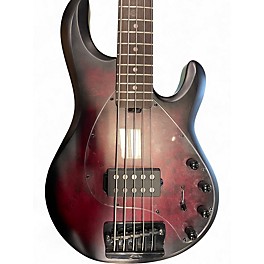 Used Sterling by Music Man Sting Ray 5 Dark Cherry Burst Electric Bass Guitar