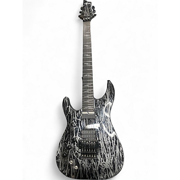 Used Schecter Guitar Research c1 fr-s Silver Mountain Electric Guitar