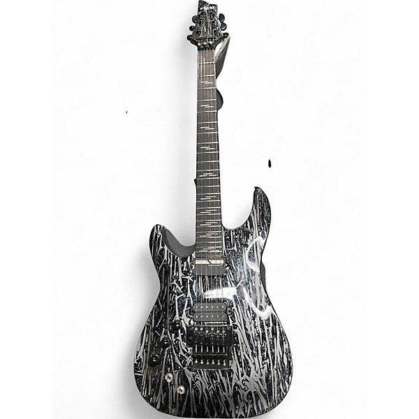 Used Schecter Guitar Research c1 fr-s Silver Mountain Electric Guitar