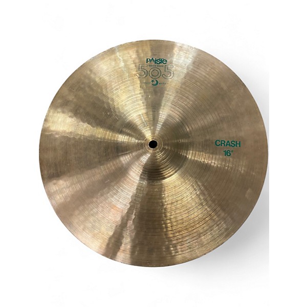 Used Paiste 16in 505 Cymbal
