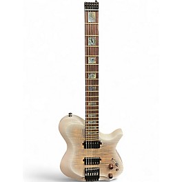 Used Kiesel Zeus Trans White Solid Body Electric Guitar
