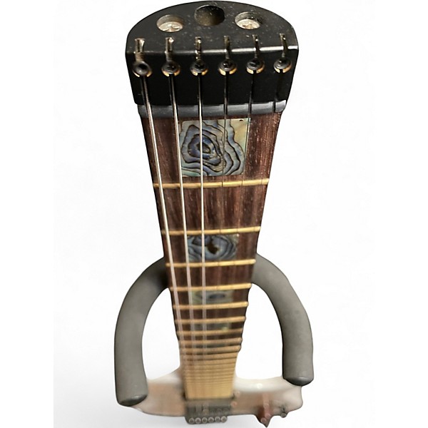 Used Kiesel Zeus Trans White Solid Body Electric Guitar